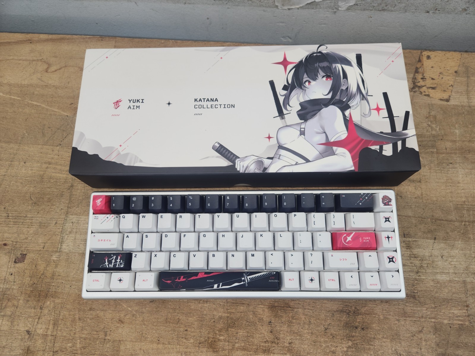Yuki Aim x Arbiter Polar 65 Katana Collection Mechanical Gaming Keyboard
