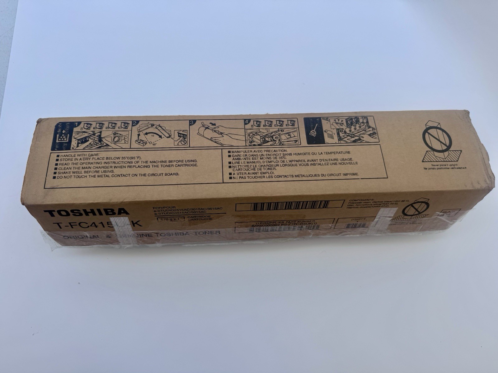 *NEW SEALED Genuine Toshiba T-FC415U-K Black Toner Cartridge  15%OFF