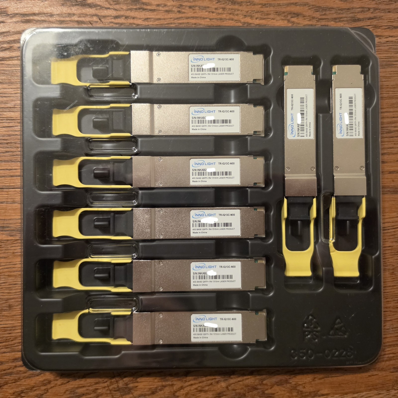 8 PCS TR-IQ13C-N00 INNOLIGHT 40G QSFP+ IR4 PSM 1.4Km 1310nm Optical Transceiver 