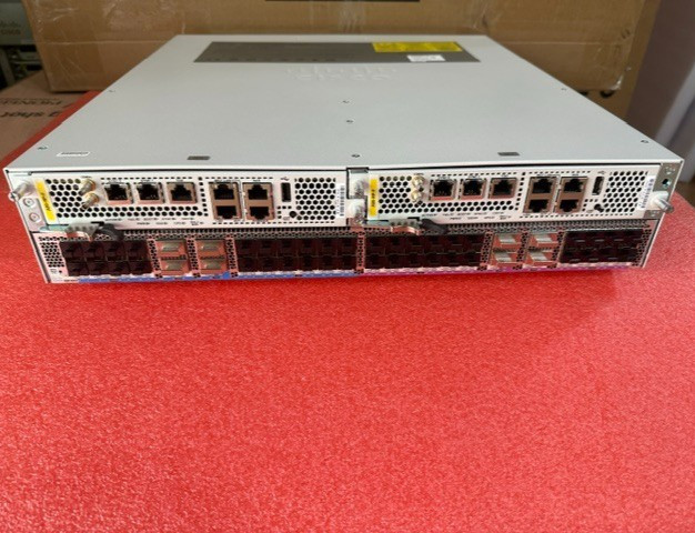New Cisco  ASR-9902, 2 x A99-RP-F, DUAL AC, 4 x 100GE ports, 48 x 10GE ports