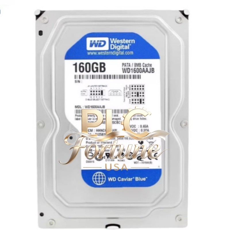 NEW Western Digital Blue WD1600AAJB 160GB 7200RPM IDE PATA 3.5" Hard Drive