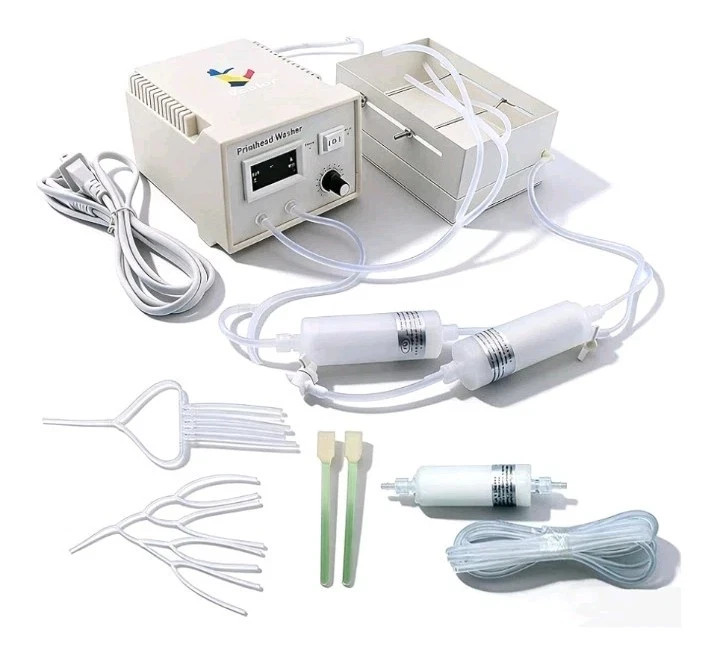 DTF Best printhead Cleaning kit, with Heater, 4/6/8 Channels Adjustable, 100ML/