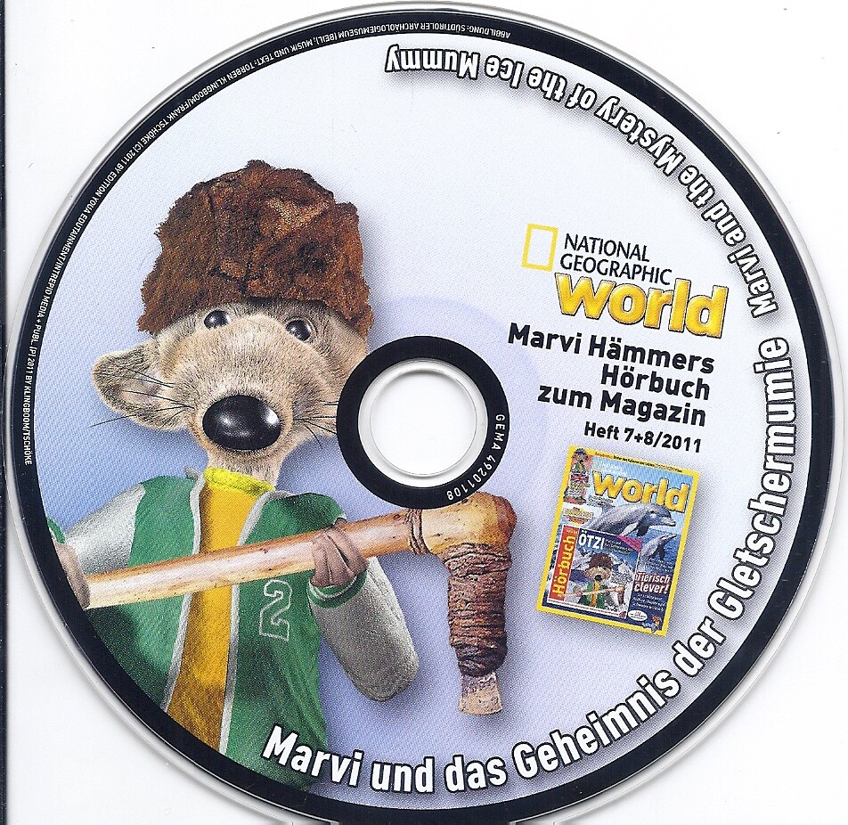 National Geographic World PC CD (German language, Marvi's Mystery Ice Mummy kid)