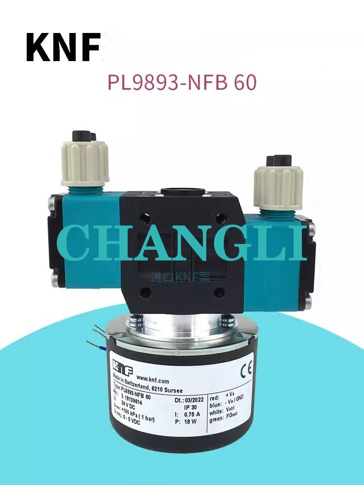 1pcs KNF PL9893-NFB60 diaphragm pump Double-head ink pump via FedEx or DHL