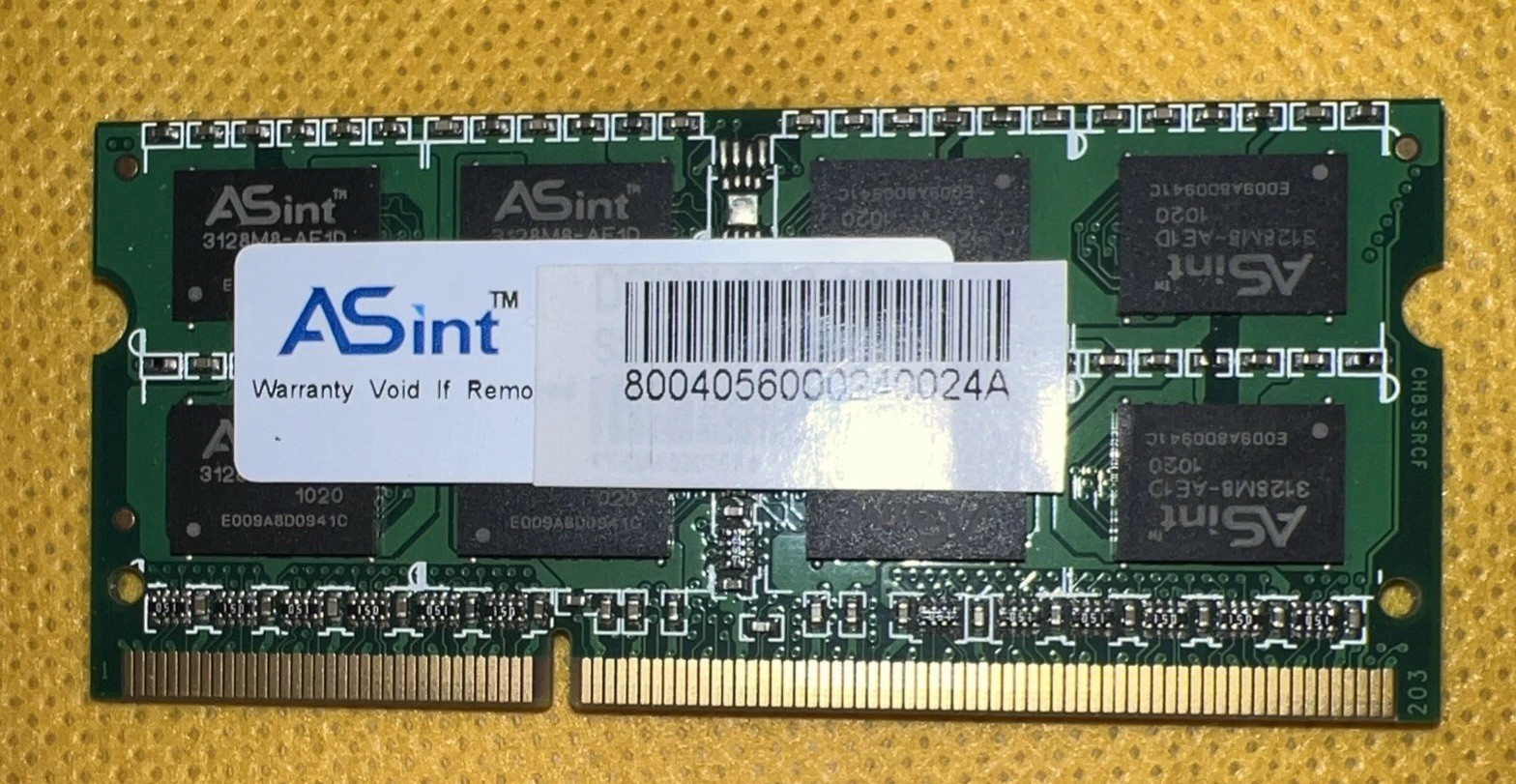 Asint SO-DIMM RAM Memory DDRIII 2GB-1333 8004056000240024A