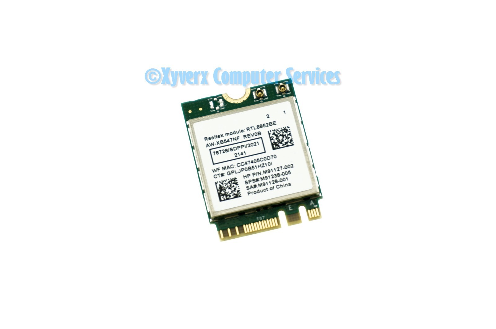 M91127-002 RTL8852BE GENUINE HP WIRELESS CARD 17-CP 17-CP3058NR (CB72)