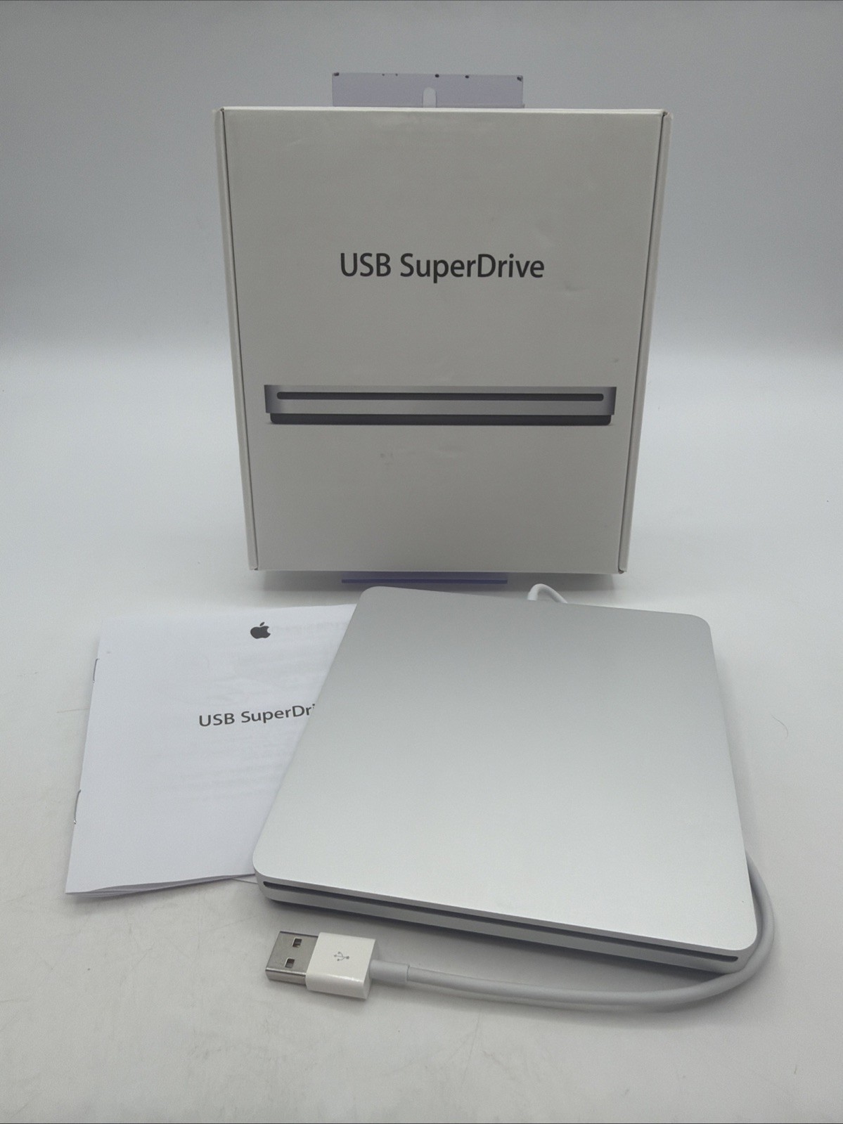 Apple USB SuperDrive A1379 External DVD CD Drive Silver