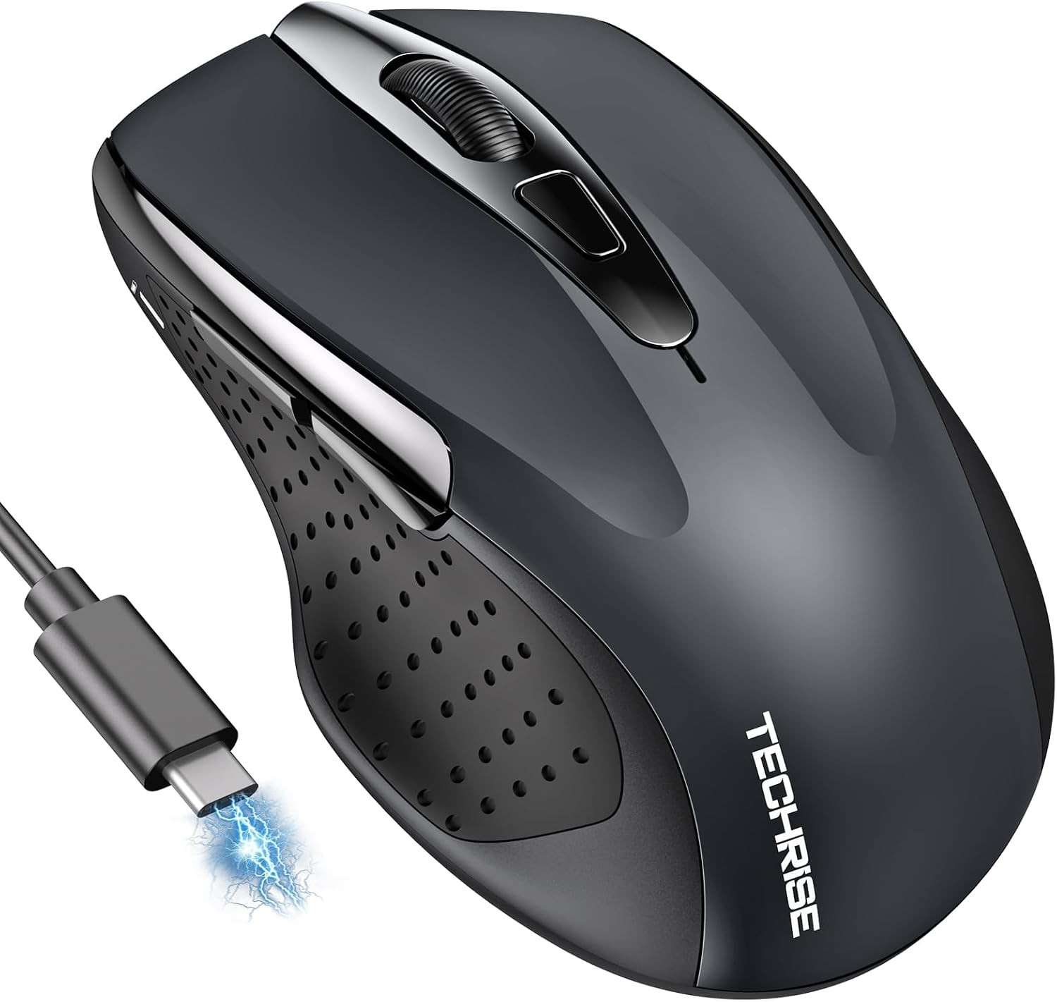 Bluetooth Mouse Rechargeable Wireless Mouse, 4800 DPI Optical
