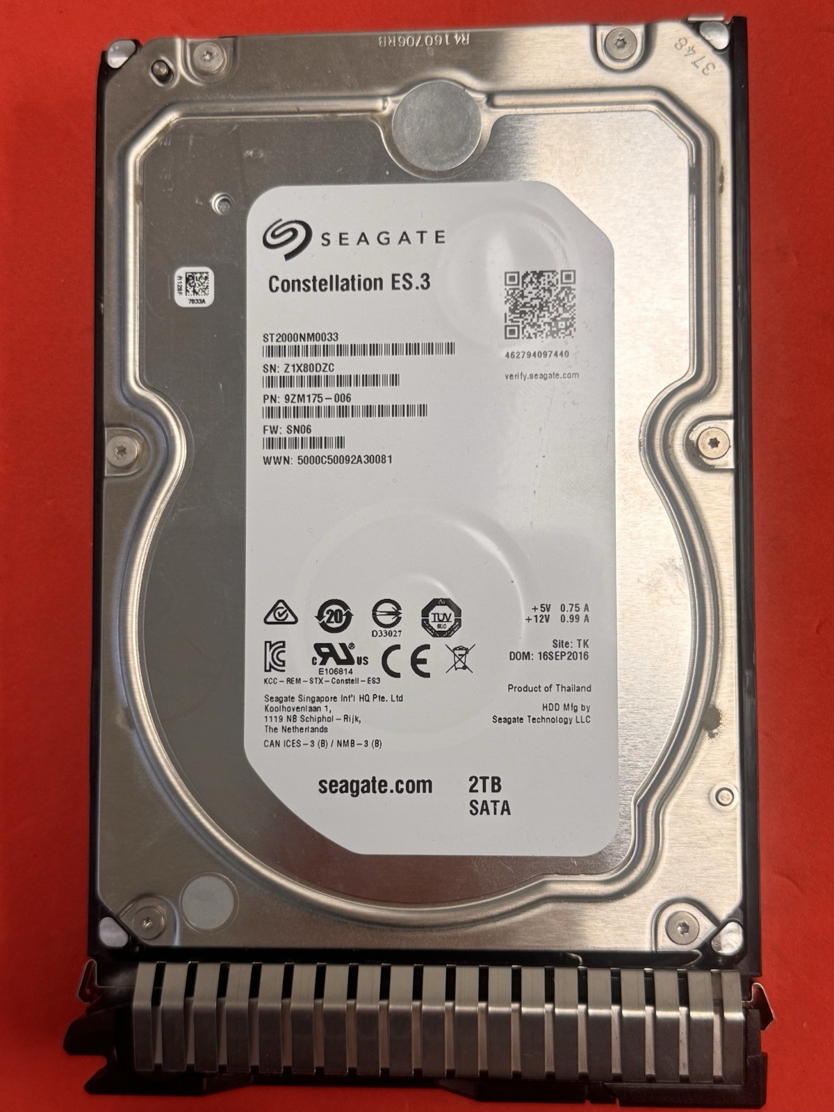 Seagate Constellation ES.3 3.5 in Enterprise HDD | ST2000NM0033
