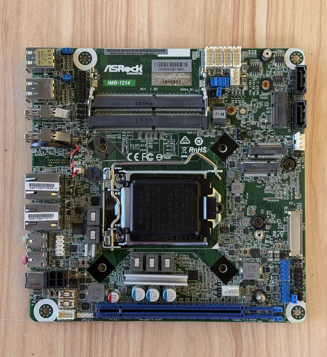 ASRock IBM-1214 Mini-ITX Industrial Motherboard LGA 1151 8TH & 9TH GEN Intel CPU