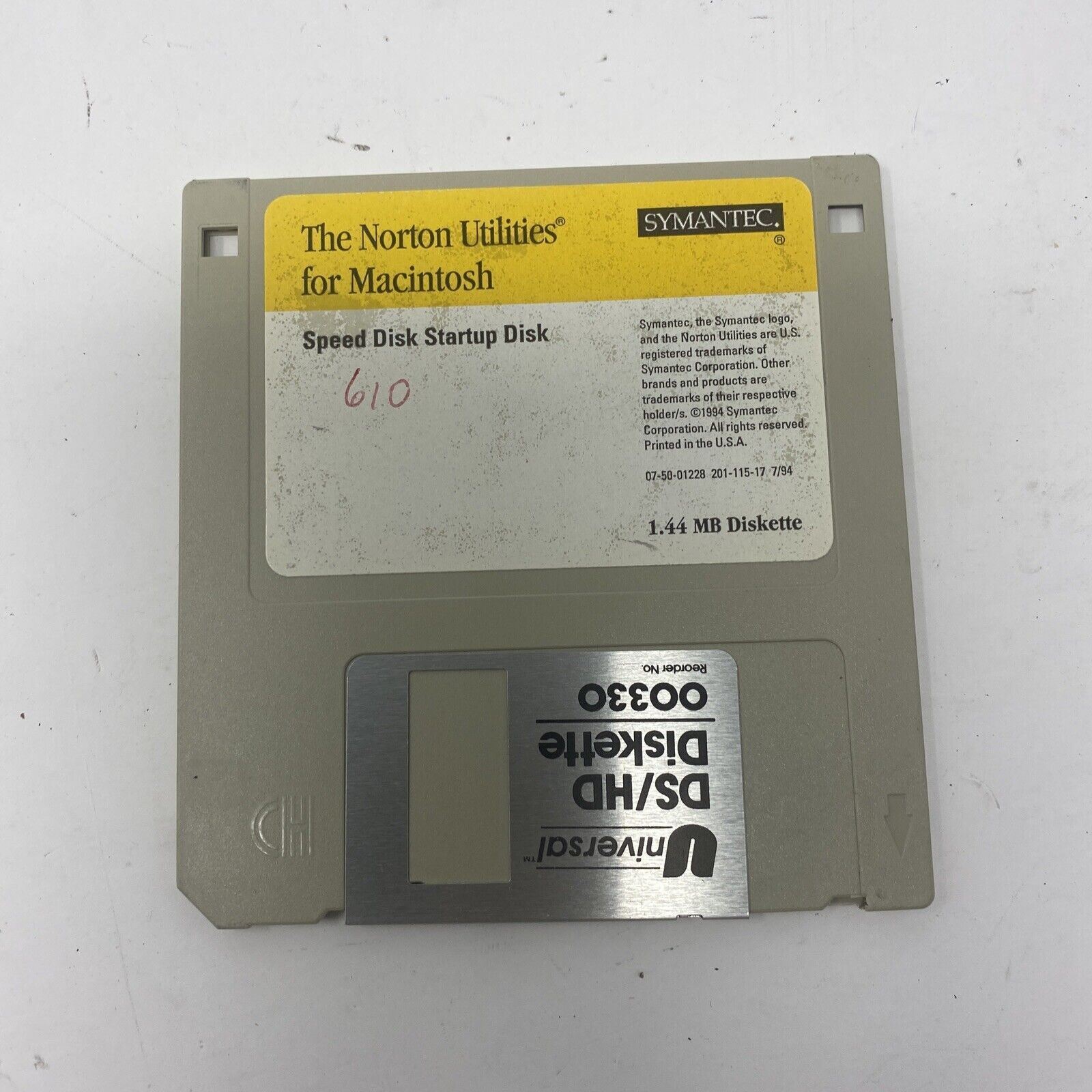 The Norton Utilities for Macintosh speed this start up disk floppy