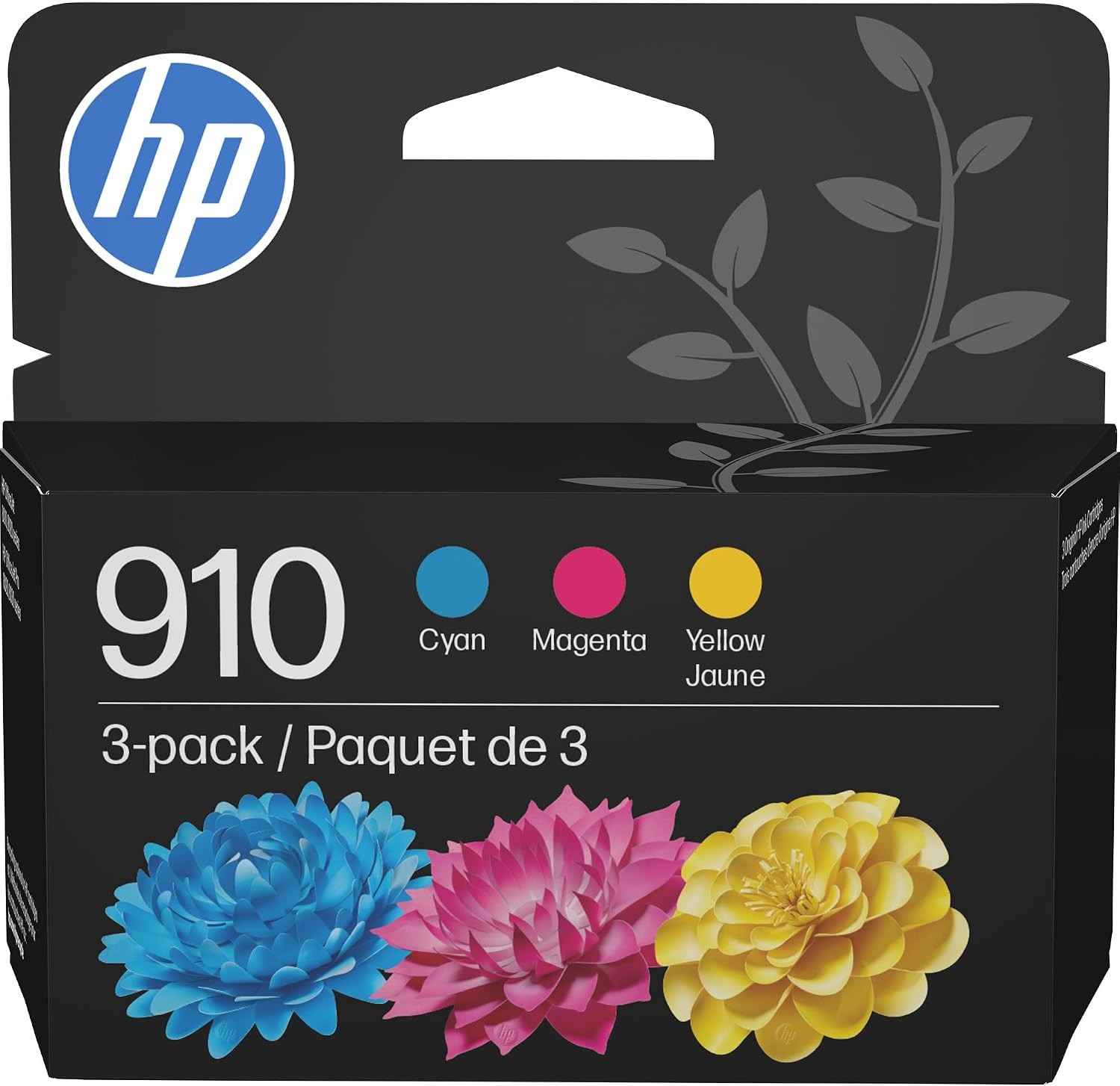 Ink Cartridges Cyan Magenta Yellow 3 Pack For OfficeJet 8010 8020 Series