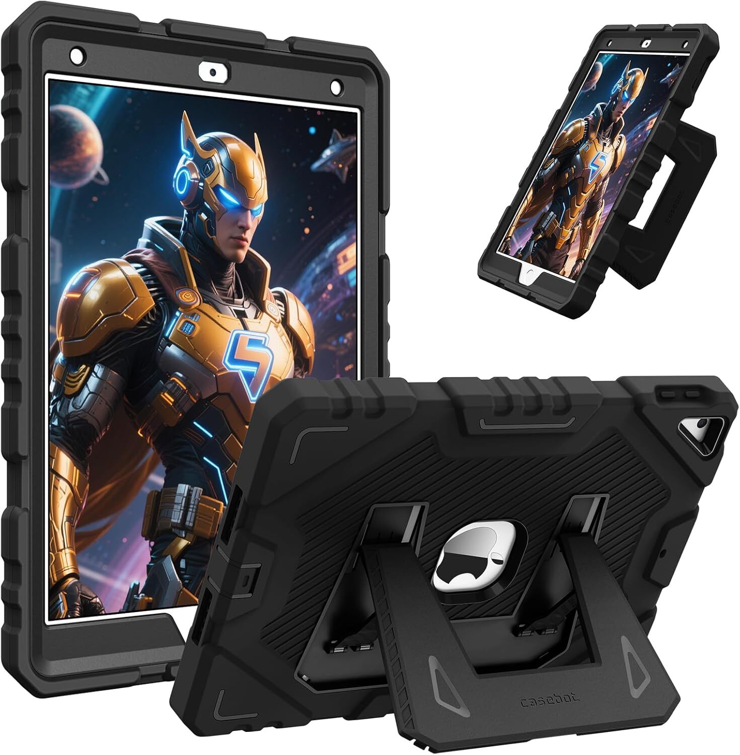Case for iPad 9th 8th 7th Gen 10.2 Inch Fully-Body Heavy Duty Shockproof Cover