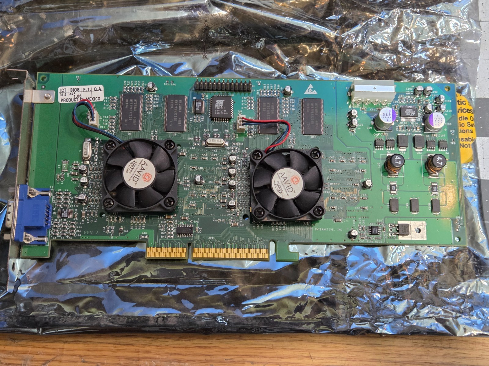 3dfx Voodoo5 5500 AGP 64MB 3D graphics card VSA-100 TESTED #B2