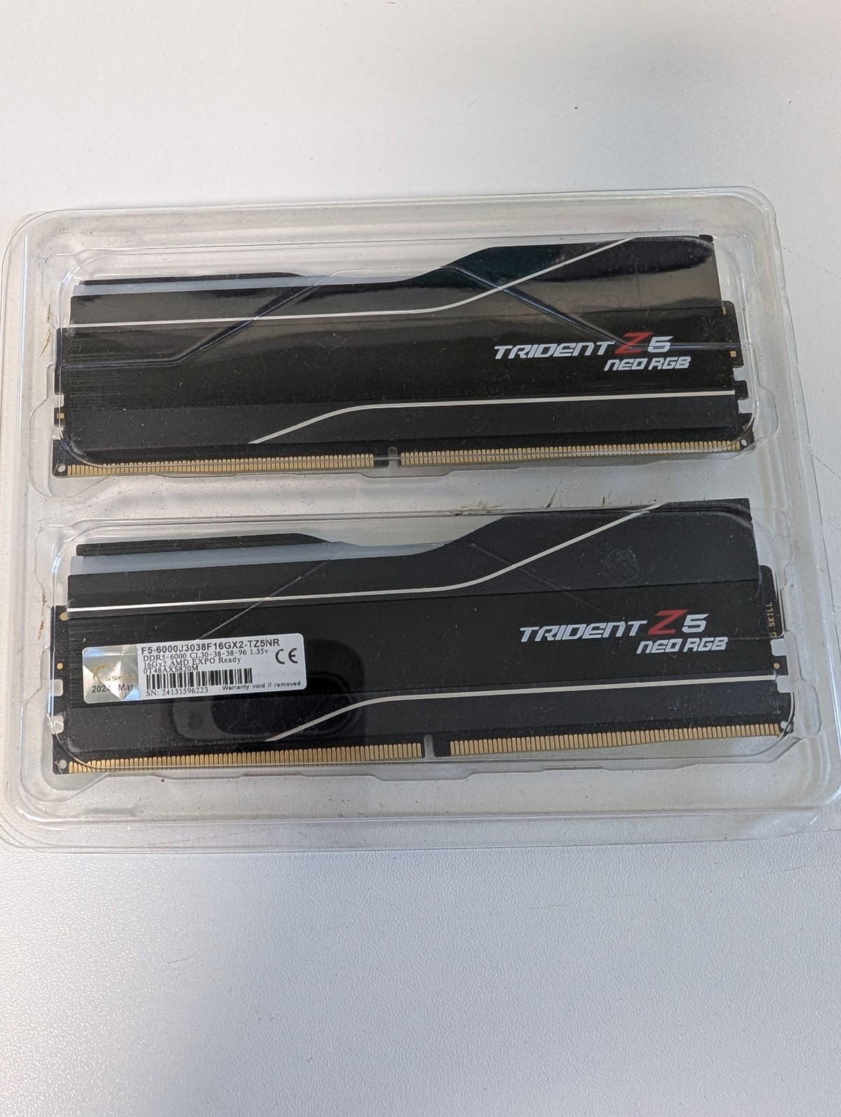 G.SKILL Trident Z5 Neo RGB 32GB 2x16GB DDR5 6000 CL30 AMD EXPO