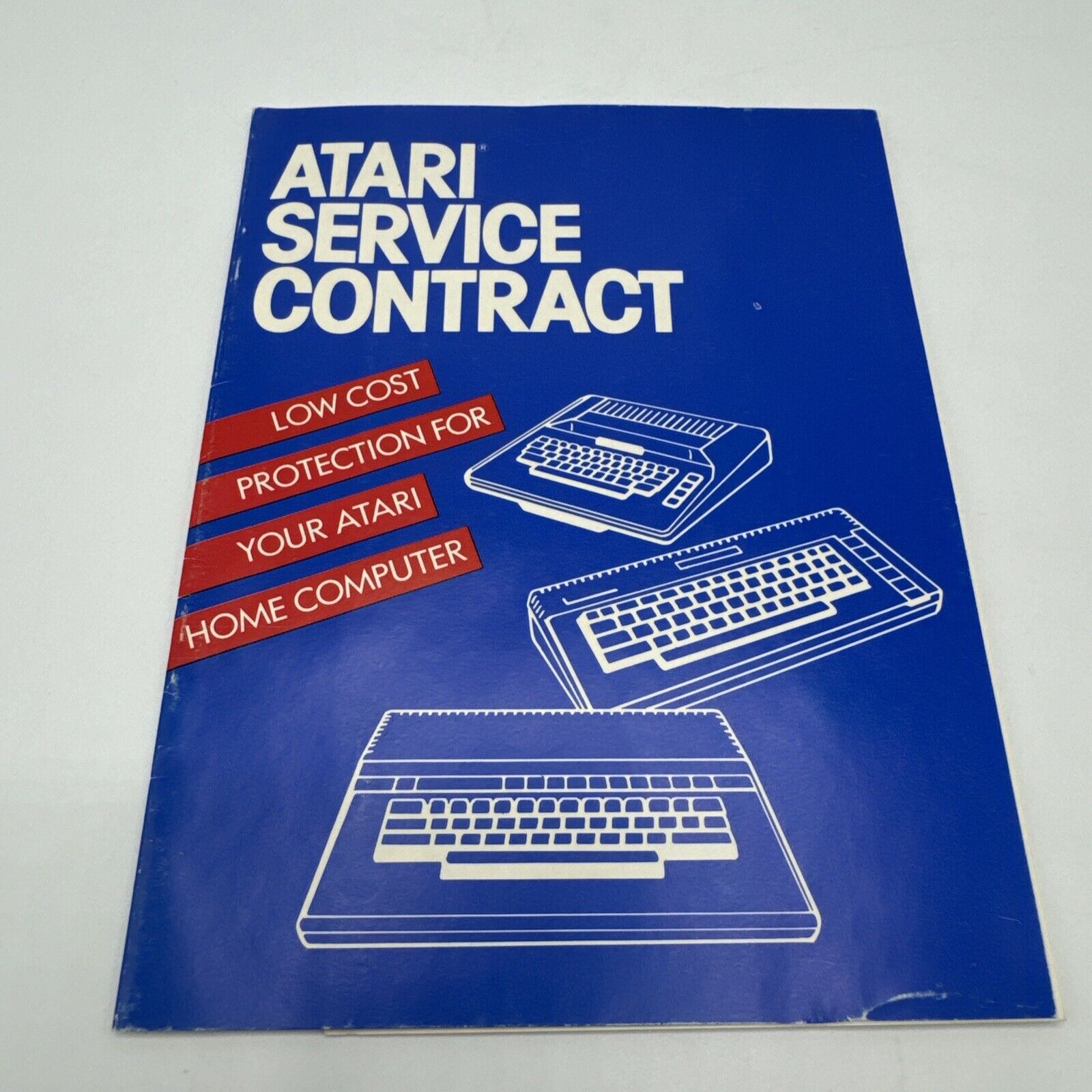 1983  Atari Computer Service Contract Application & Warranty Card- Vintage