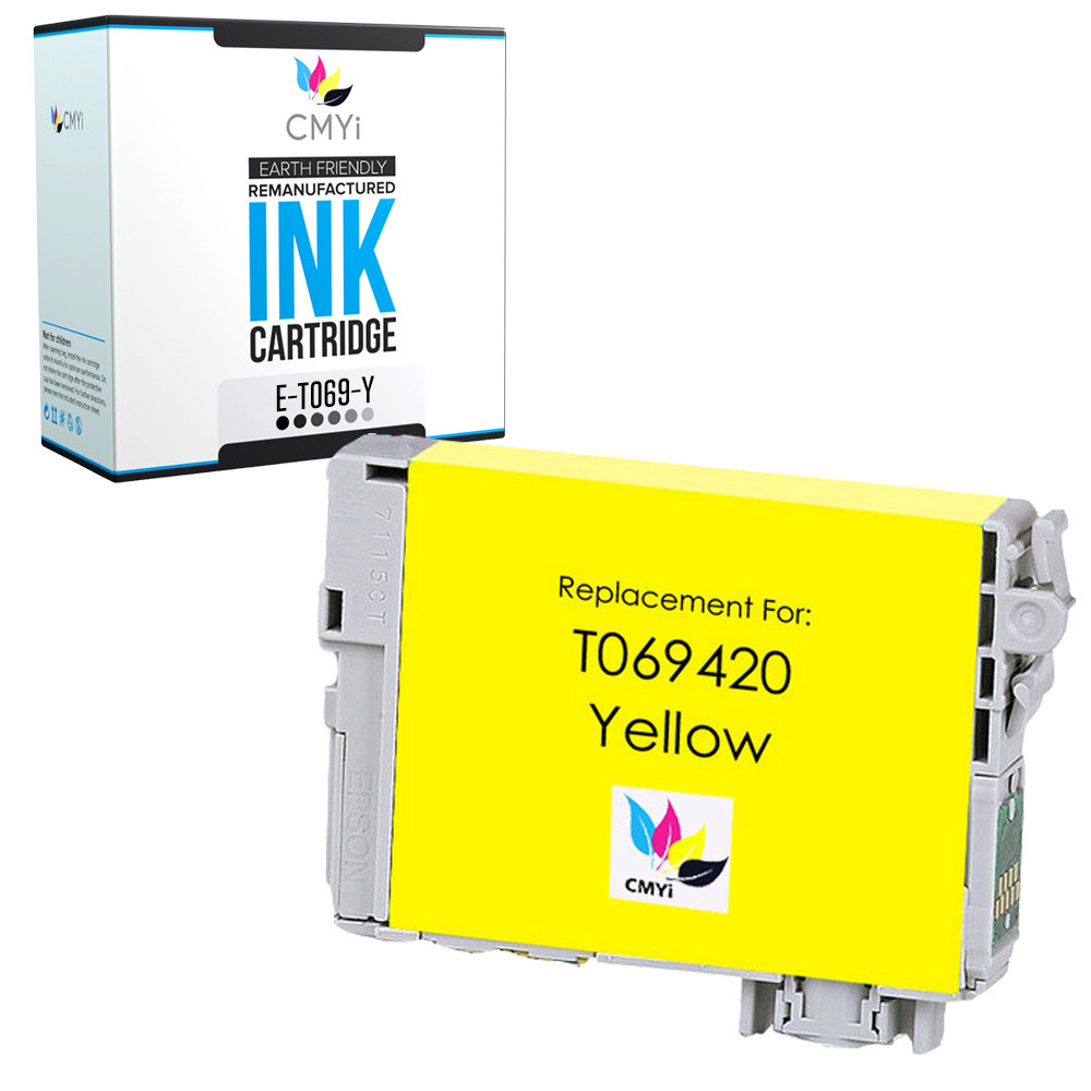 1PK Compatible T069 Yellow Ink Cartridge for Epson WorkForce 1100 1300 30 310 40
