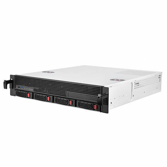 Silverstone RM21-304 2U 3 x 80mm Fan MAXT Mini-ITX Storage Server Case