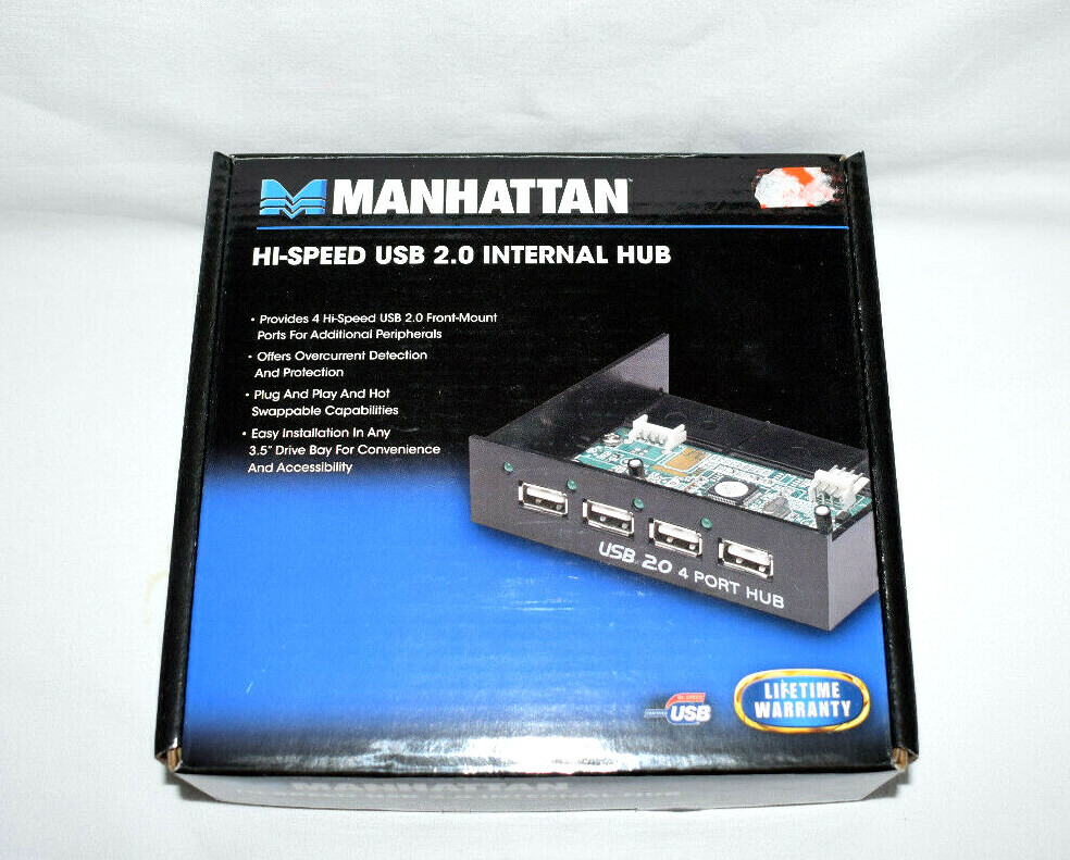 Manhattan USB 2.0 Hi Speed Internal Hub - 4 Port 766623350310