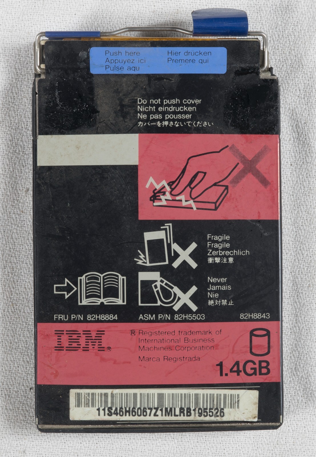 IBM ThinkPad 760 765 1.4GB hard drive loaded with OS/2 Warp 3 82H8884