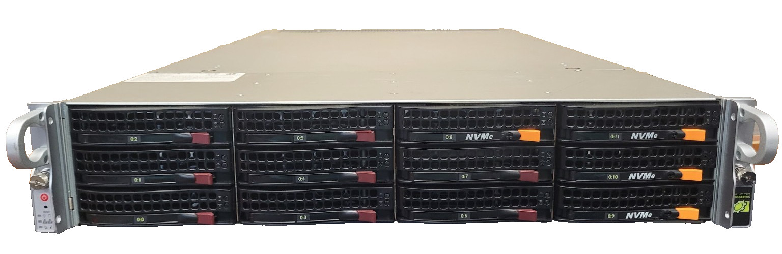 SUPERMICRO CSE-829U X10DRU-I+ 2U 12 Bay Server BAREBONES NO CPU/HEATSINK/RAM #73