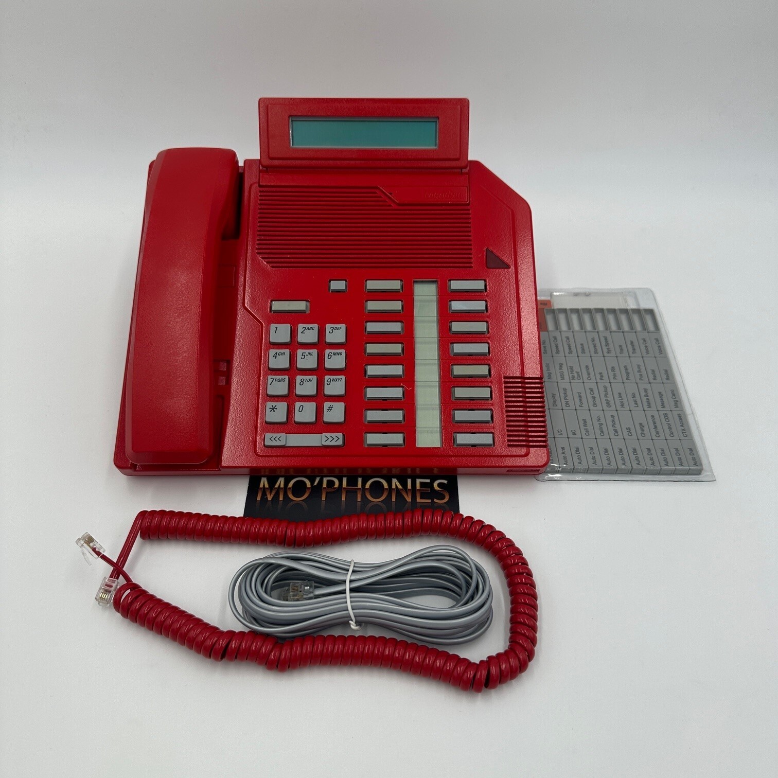 Nortel Meridian M2616 Display Phone - RED - Newly Painted