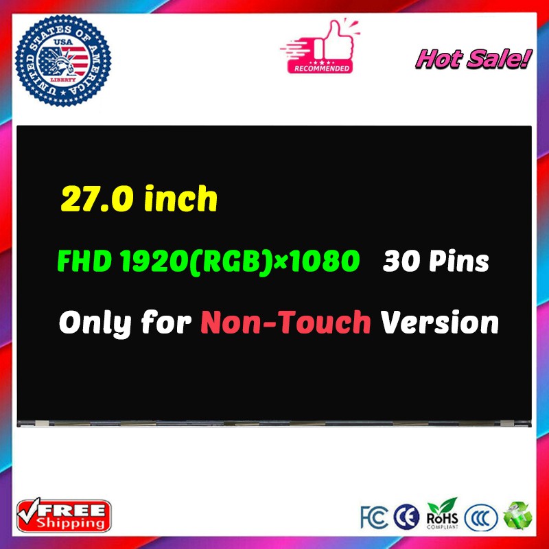New M270HAN01.1 LCD Screen Replacement Display Non-Touch Panel FHD 1920X1080 27"