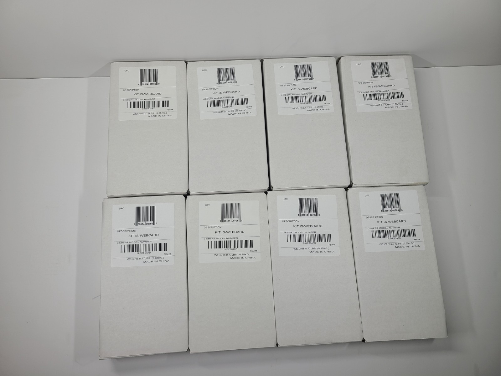 NEW SEALED Box EMERSON LIEBERT INTELLISLOT KIT IS-WEBCARD LOT OF 8