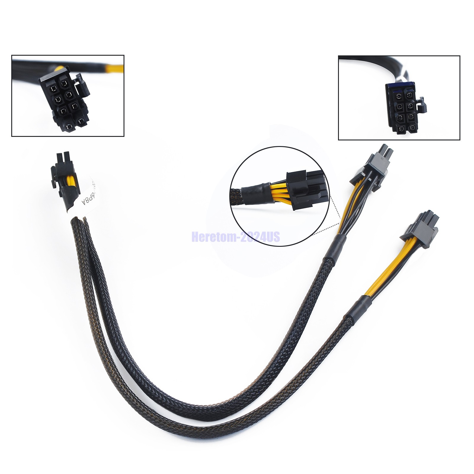For DELL GPU POWER 09H6FV CABLE FOR POWEREDGE R730 8pin to 8+6pin 14Pin 0N08NH