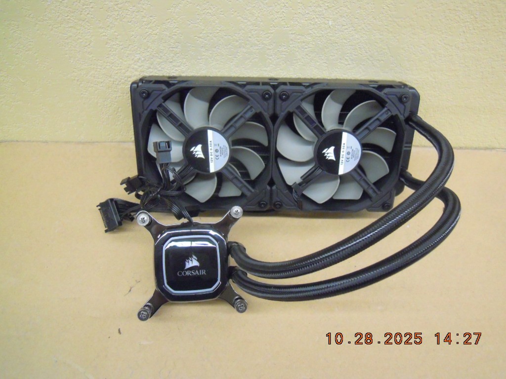 Corsair H100X 240MM Hydro Series CW9060040WW High Performance Liquid CPU Cooler
