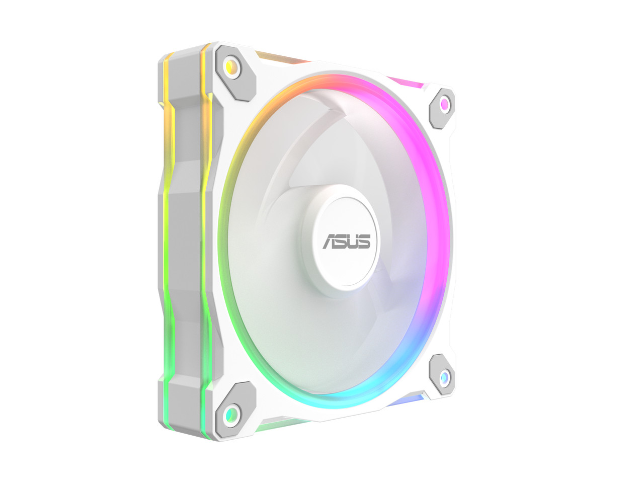 ASUS Prime MR120 ARGB reverse fan white single pack, 28mm extra-thick frame,