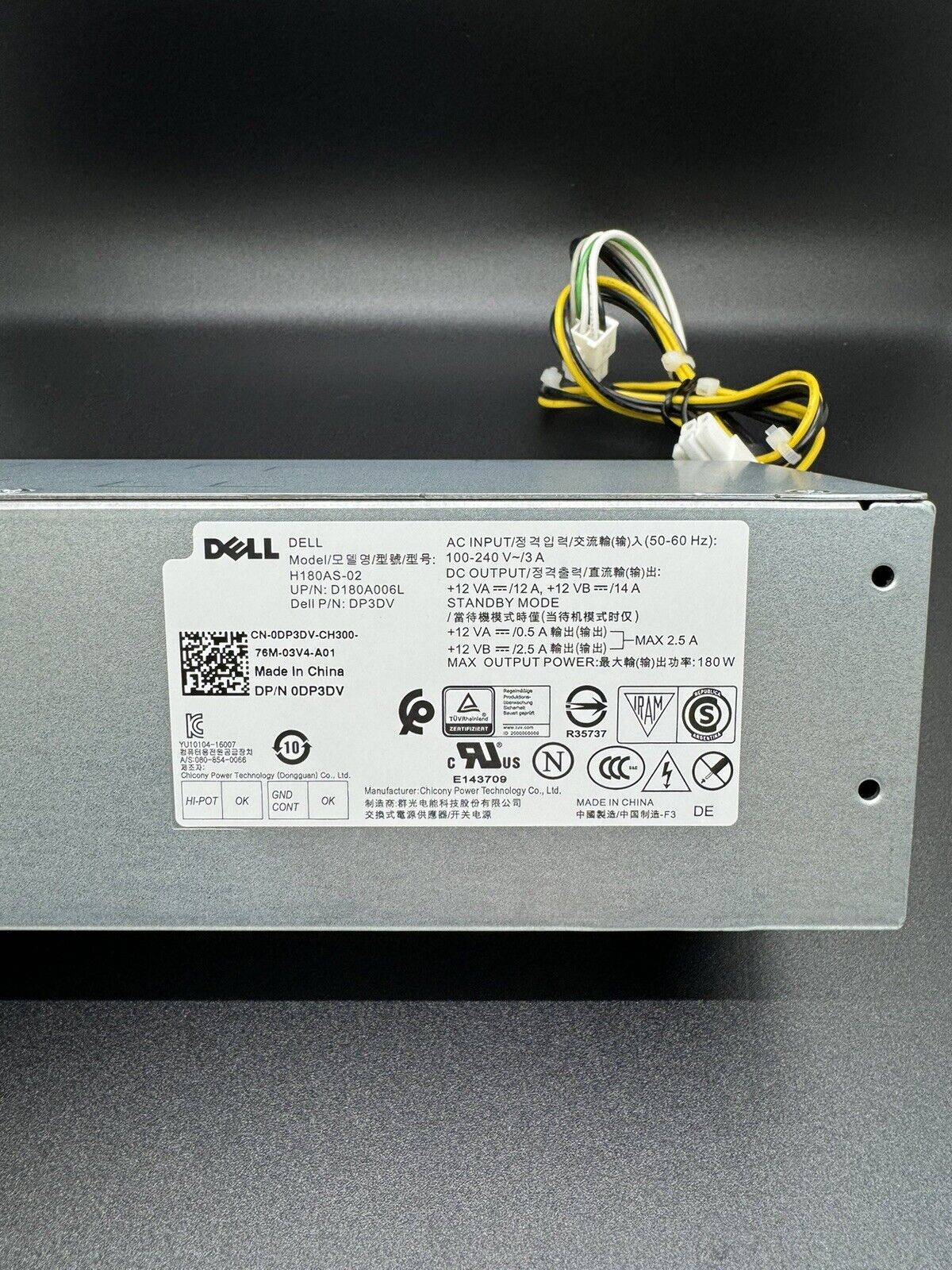 OEM Dell Optiplex 3050 5050 7050 SFF 180W  Power Supply L180ES-01 82DRM