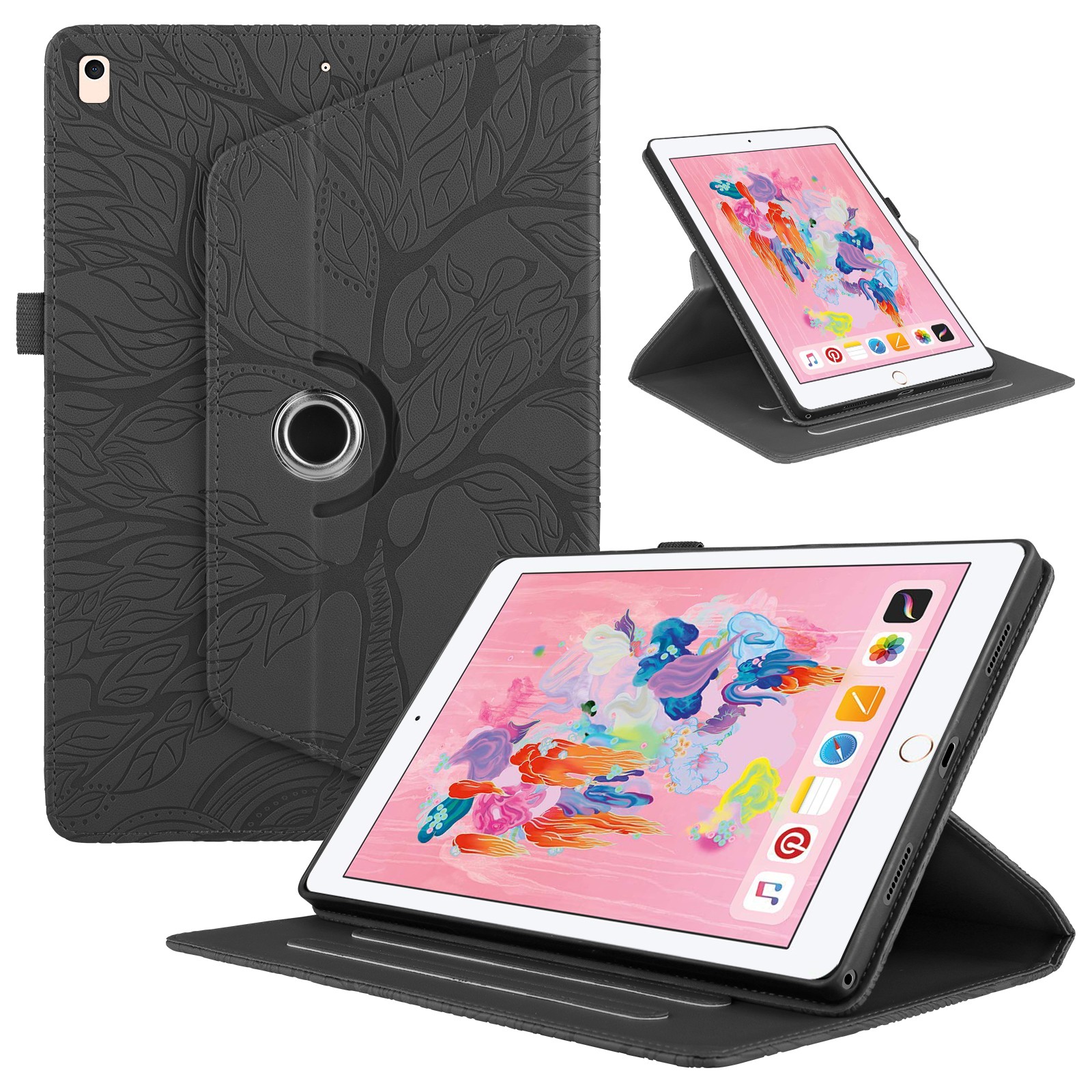 Rotating Flip Stand Case Cover for iPad 7th 8th 9th Generation 10.2" 2019-2021