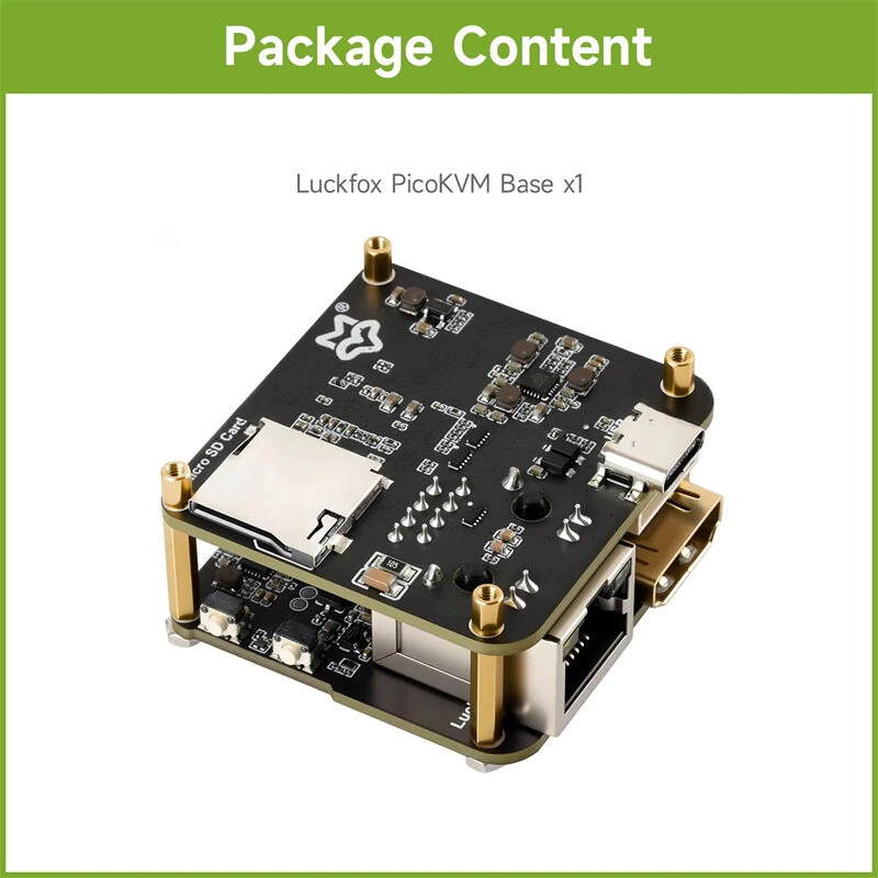 Waveshare Luckfox PicoKVM Lightweight IP KVM Remote Management Tool Base