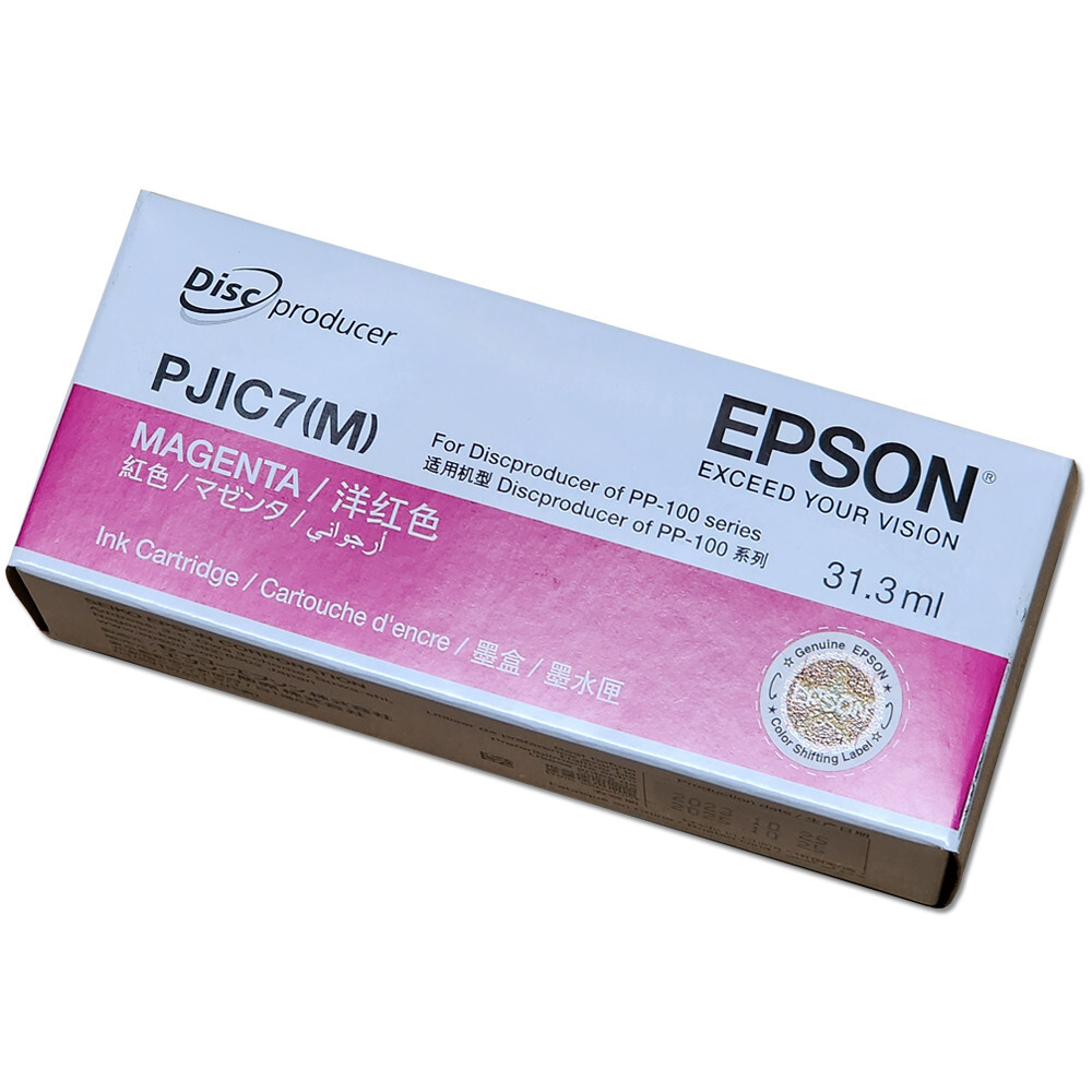 Epson PJIC7(M) Discproducer PP-100 / PP-50 MAGENTA Ink Cartridge - C13S020691