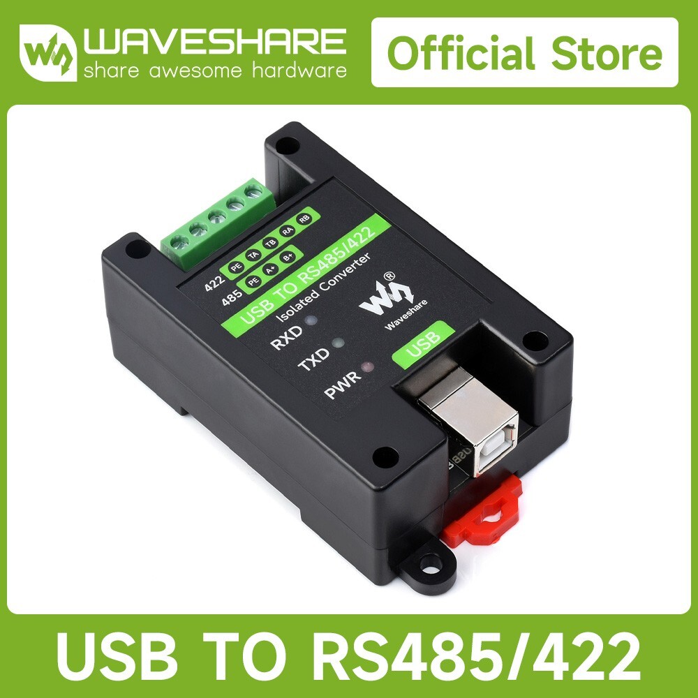 Waveshare USB to RS485/422 Industrial Grade Isolated Converter Onboard FT232RL