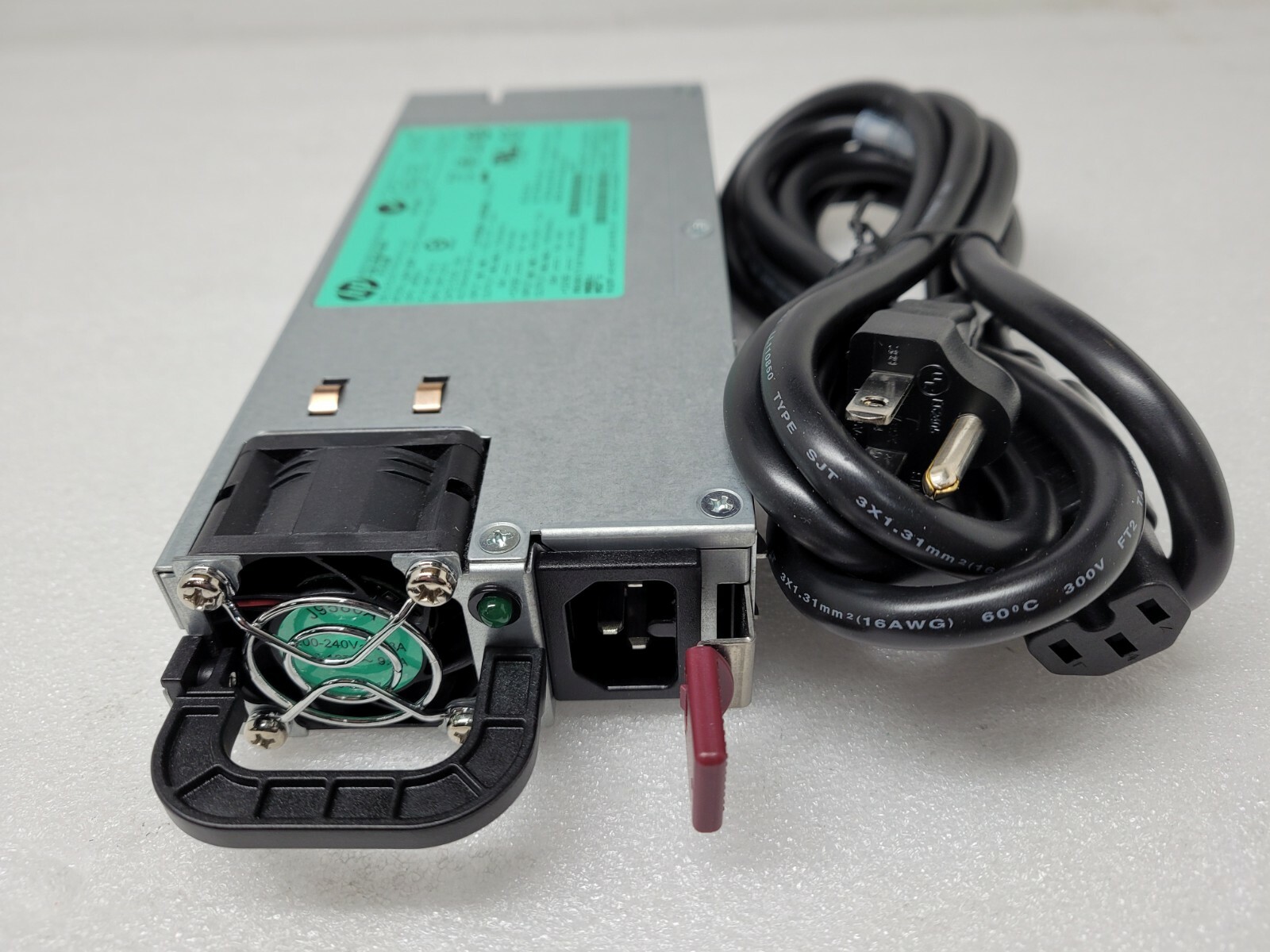 J9580A PSU HP HPE X312 1000W Power Supply Unit Hot-plug w/ Power Cord New Pulled