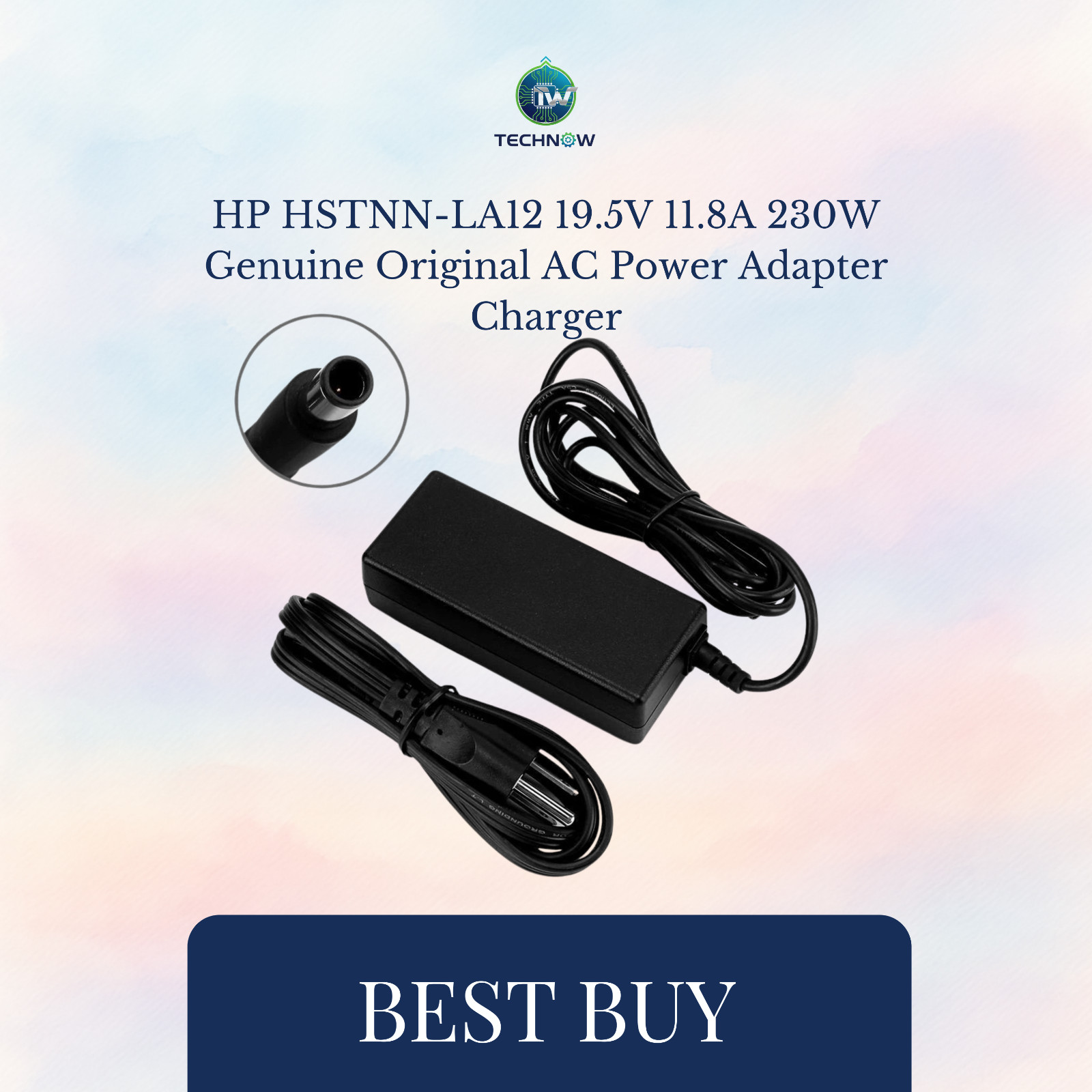 HP HSTNN-LA12 19.5V 11.8A 230W Genuine Original AC Power Adapter Charger