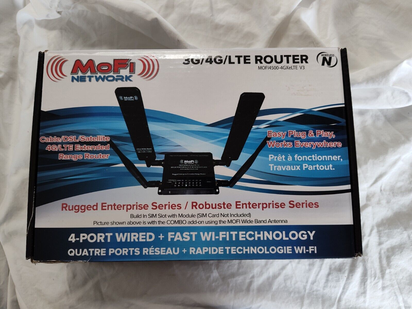 MoFi Network 3G/4G/LTE Cable DSL Satellite Cell Router- NEW in box