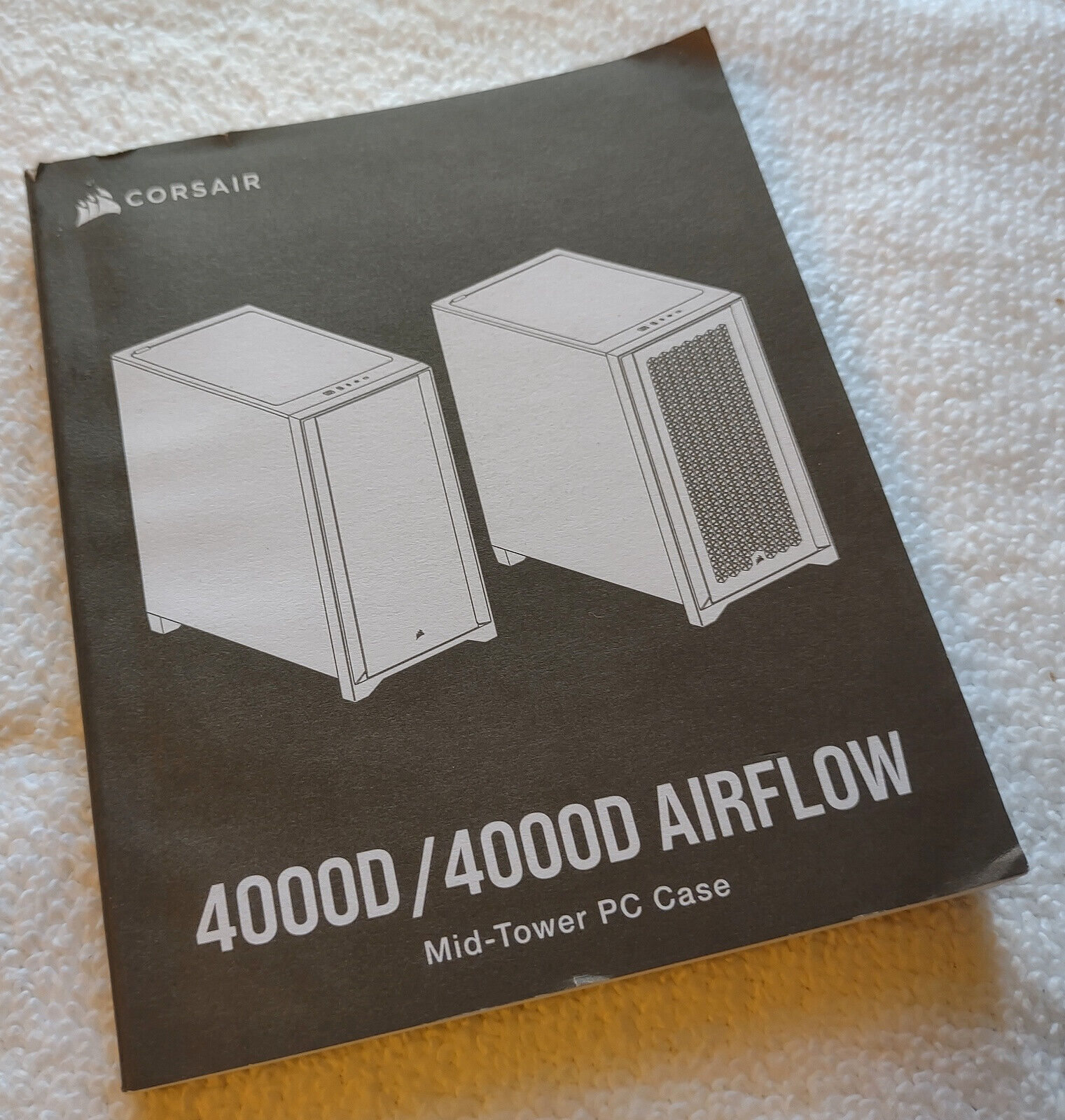 Original User's Manual / Guide / Instructions for Corsair iCUE 4000D Airflow