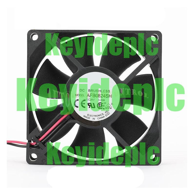 For Delta AFB0824SH fan DC 24V 0.33A 80*80*25mm 2-wire Inverter Cooling fan~