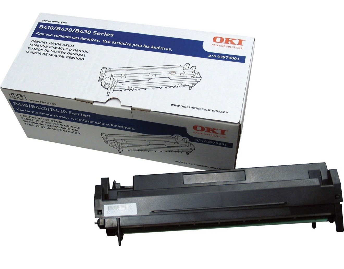 100% Authentic OKI 43979001 Image Drum B410/B420/B430/MB450/MB470/MB480 Series