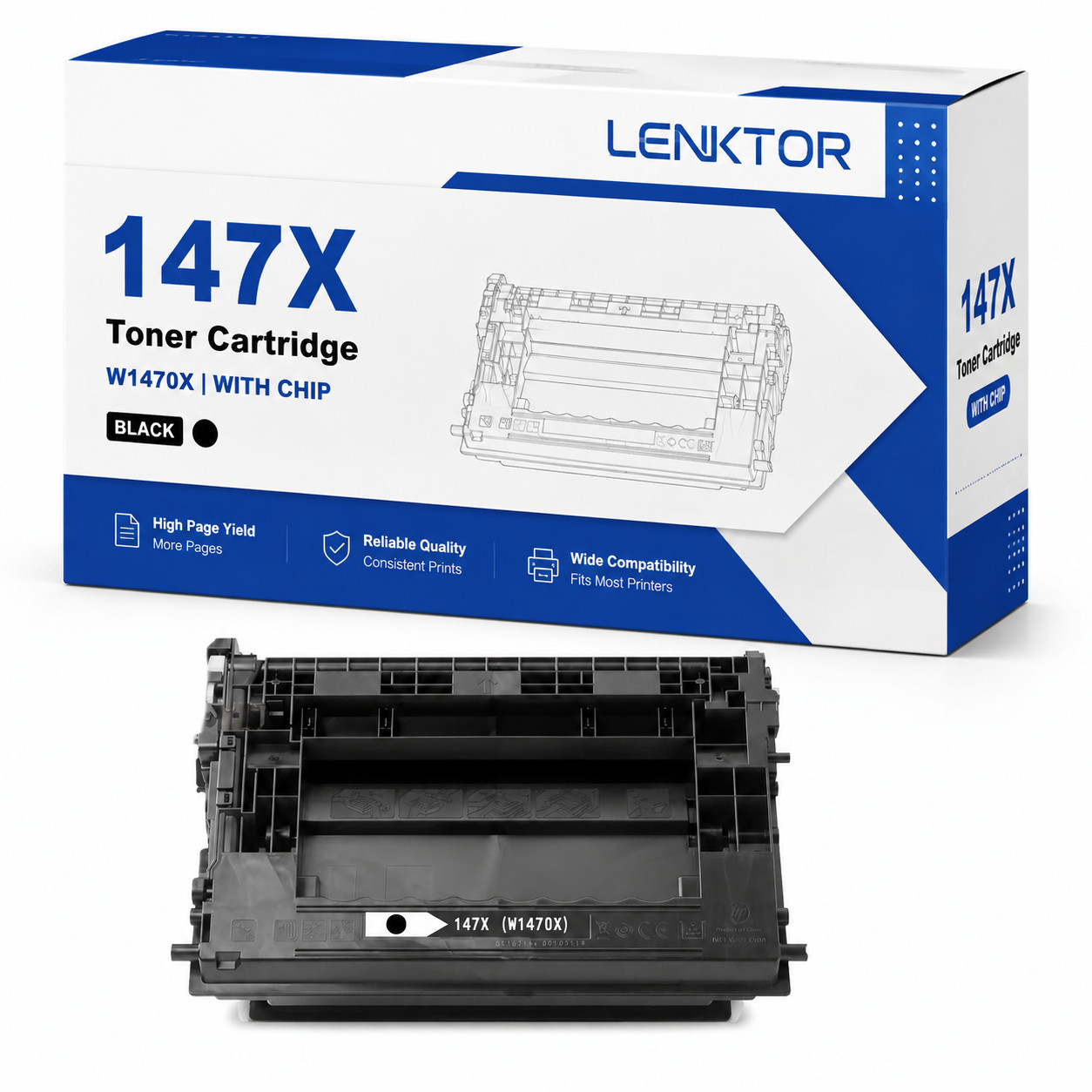 147X W1470X 1PK High Yield Toner Cartridge for M611dn M612dn M635h M636z M634h