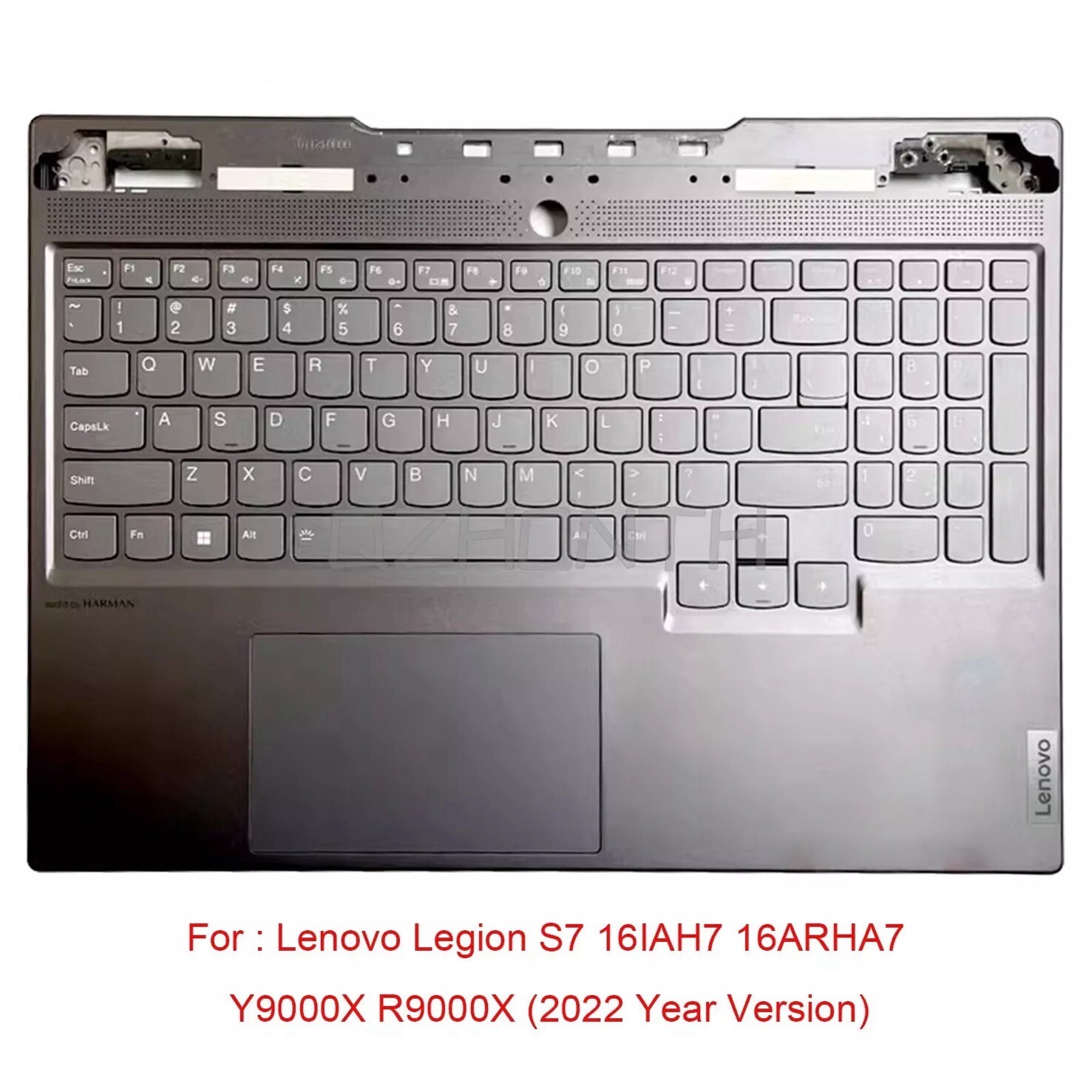 Open boxFor Lenovo Legion S7 16IAH7 16ARHA7 Palmrest with Backlit RGB Keyboard
