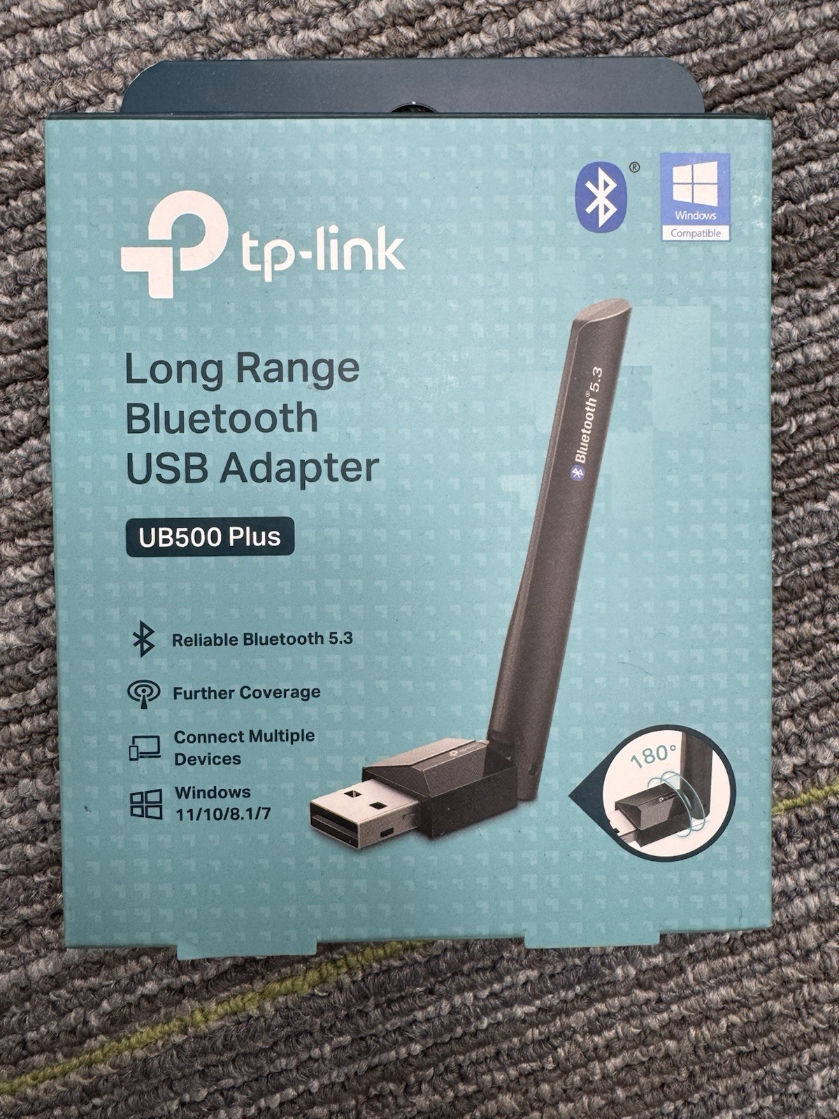 TP-Link UB500 Plus USB Bluetooth 5.3 Adapter Long Range Antenna Windows PC