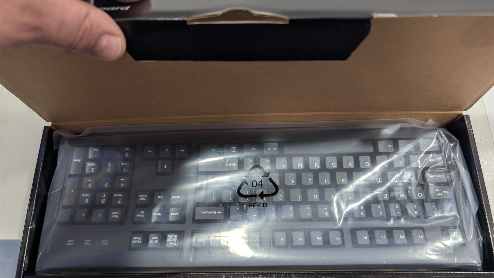 Perixx Wired USB Keyboard — Lot of 2 — Plug & Play — Black – Brand New in Box