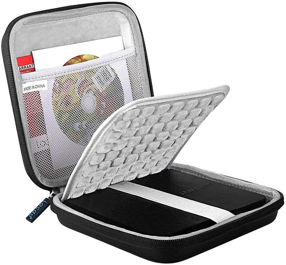 Lacdo USB CD DVD Writer Blu-Ray & External Hard Drive Protective Storage Case Ba