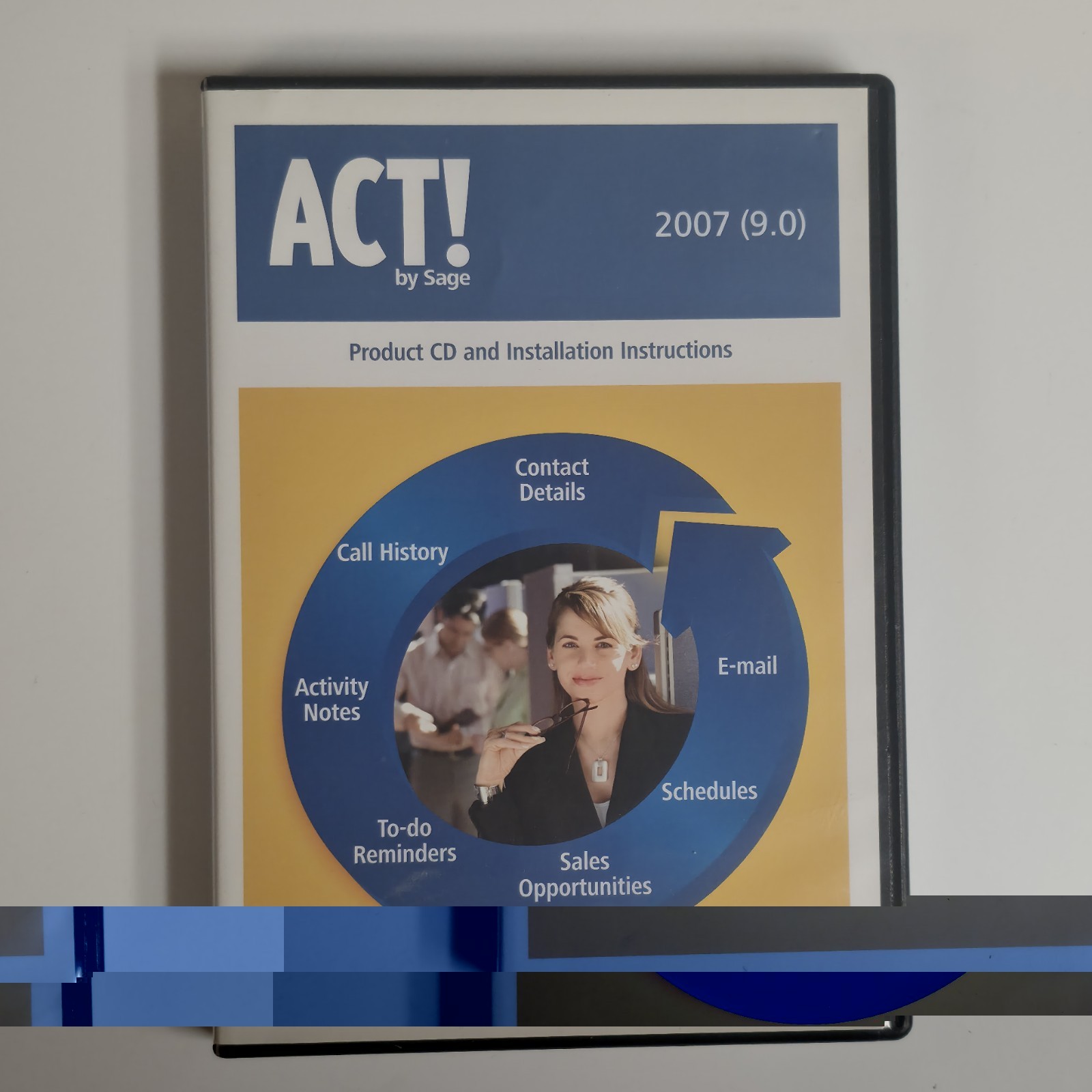 Act By Sage 2007 (9.0) Computer Software Windows Very Good Pre-owned Condition 