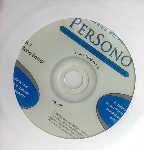 Persono Install CD Disk 1 Version 1.8 for Plantronics DSP-500 Multimedia Headset