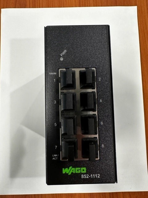 Wago 852-1112  8-Port Ethernet Switch 852-1112